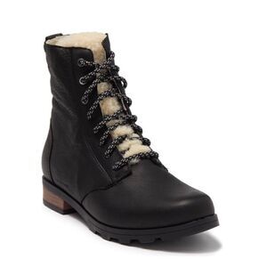 Sorel | Emelie Shearling Short Lace Up Boots
